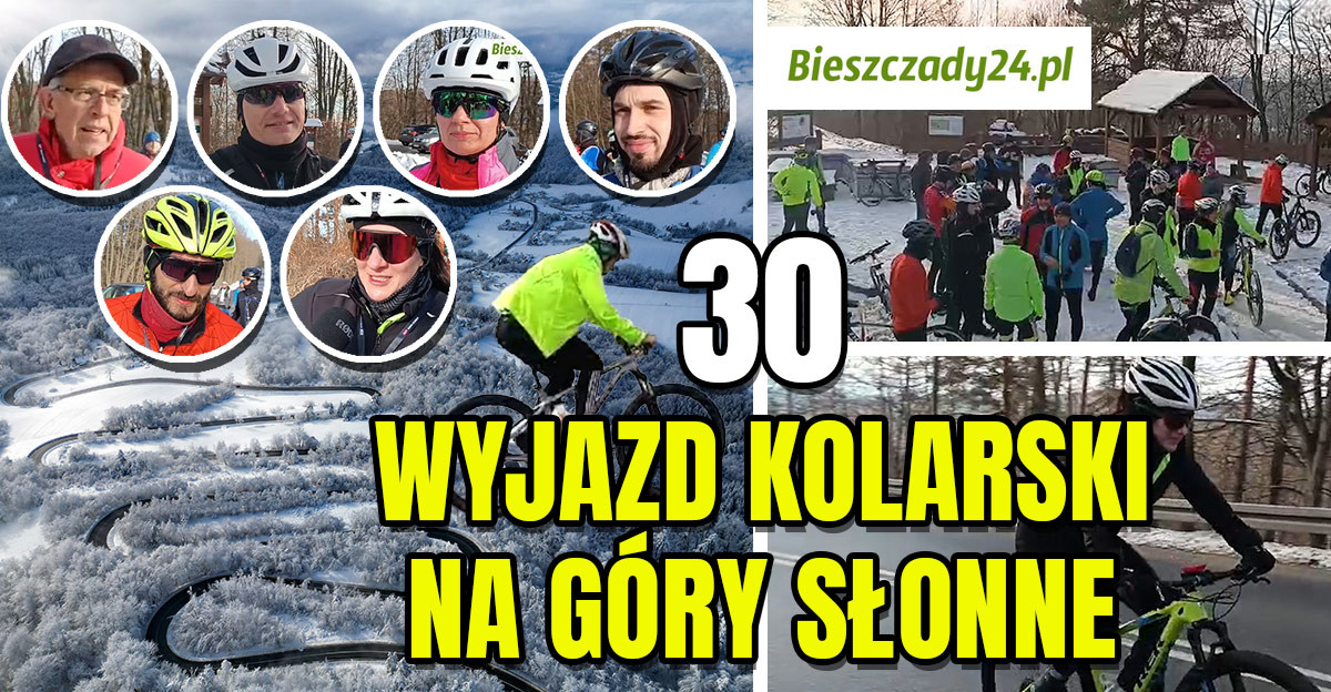 Nowy rok na rowerze. 30 wyjazd  kolarski na góry słonne! (VIDEO)