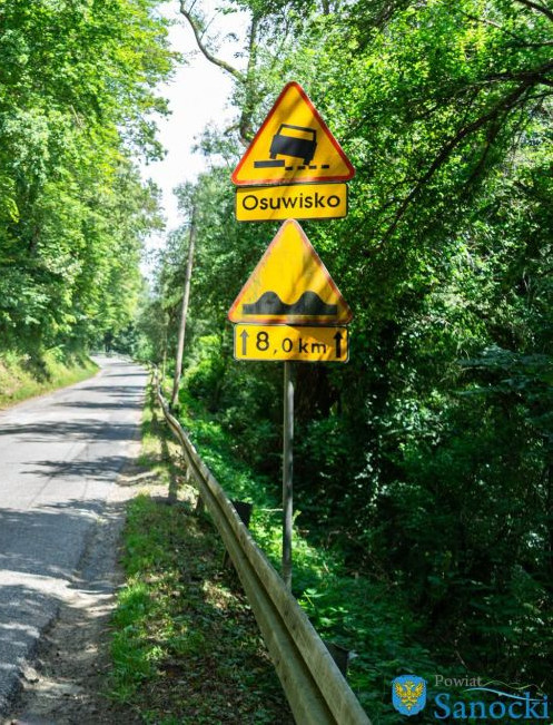 Powiat Sanocki z dofinansowaniem na dokumentację dla osuwiska w Dębnej [FOTO]