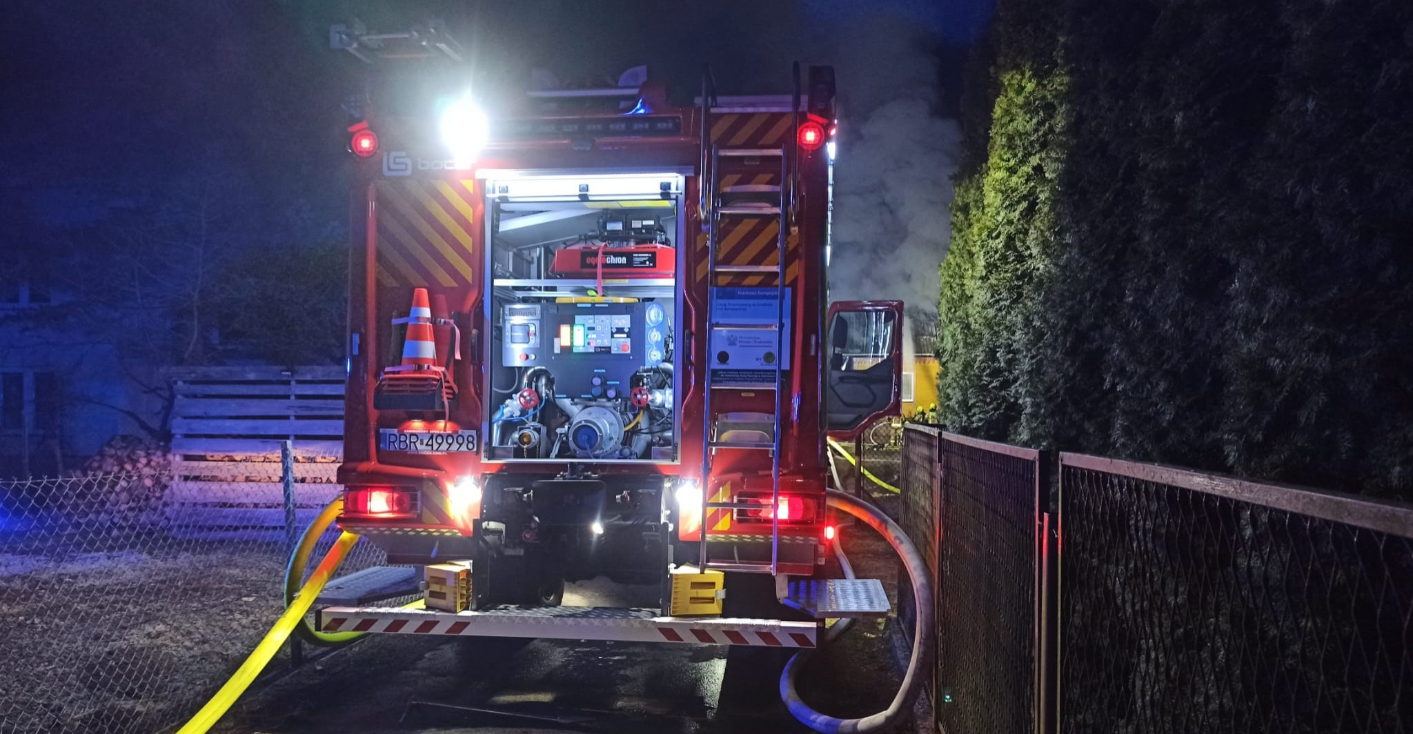 Pożar mieszkania przy ul. Mickiewicza w Brzozowie. Nie żyje 70-letnia kobieta