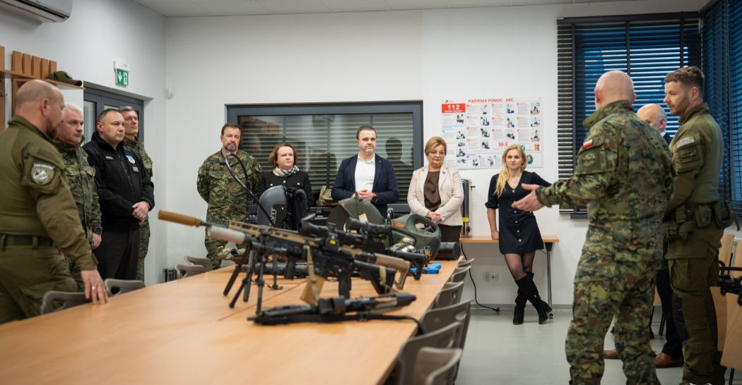 Spotkanie starostów z Bieszczadzkim Oddziałem SG w Przemyślu [ZDJĘCIA]