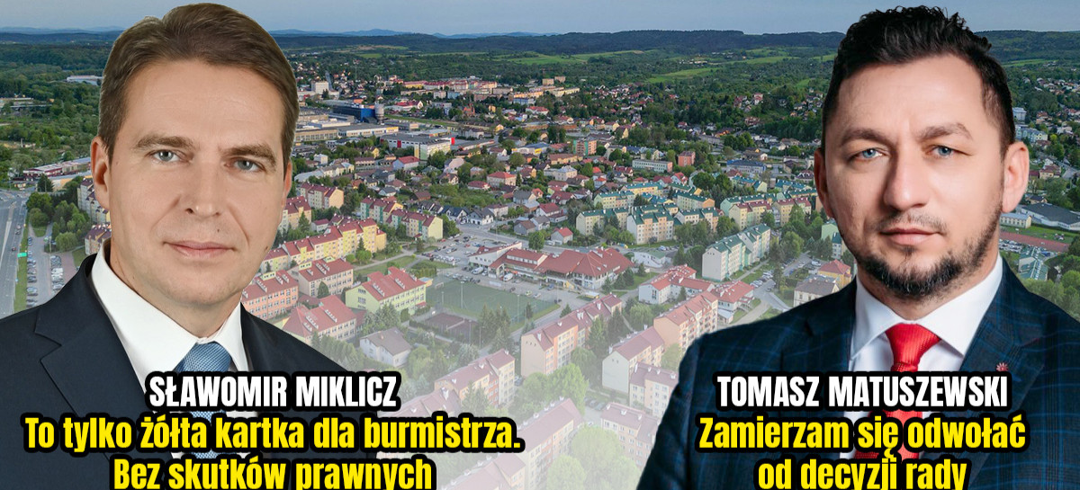 Burmistrz Sanoka Tomasz Matuszewski bez wotum zaufania i absolutorium