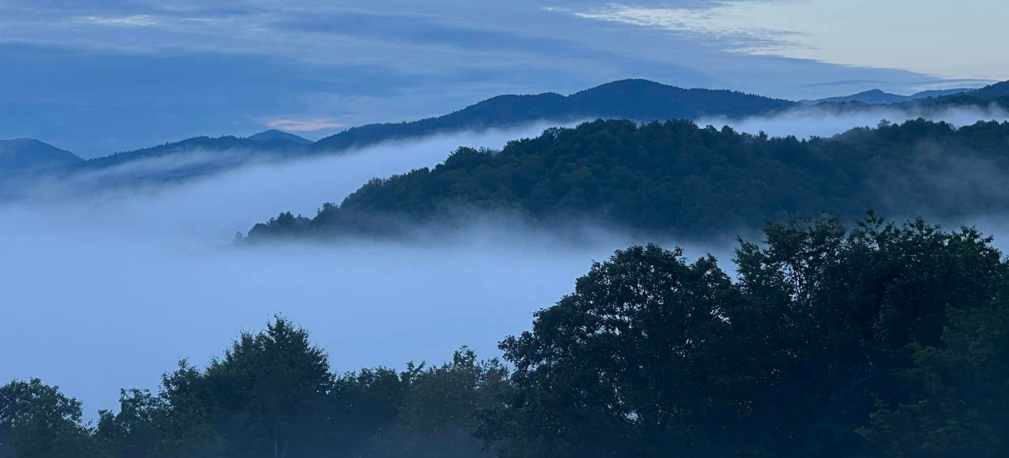 BIESZCZADY: Piękny, mglisty poranek w dolinach (VIDEO, ZDJĘCIA)