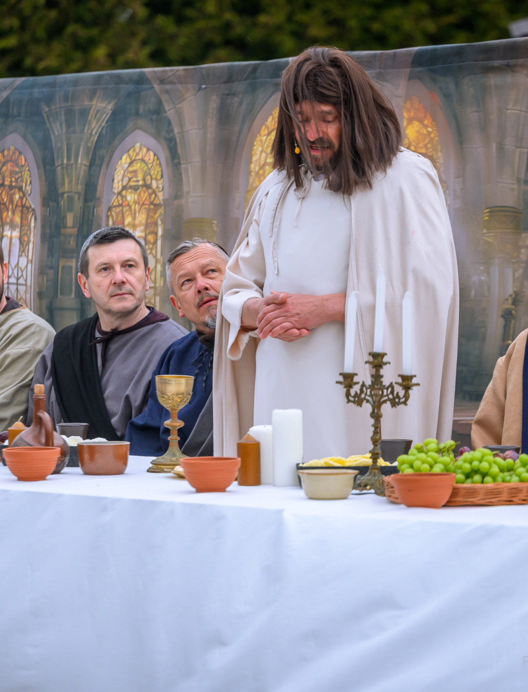 Misterium Męki Pańskiej w Wysokiej Głogowskiej. Wierni przygotowują się do Wielkanocy [ZDJĘCIA]