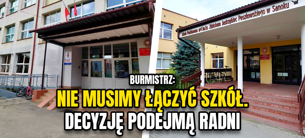 BURMISTRZ: Nie musimy łączyć szkół. Oszczędności są niewielkie. Decyzję podejmą radni (VIDEO)