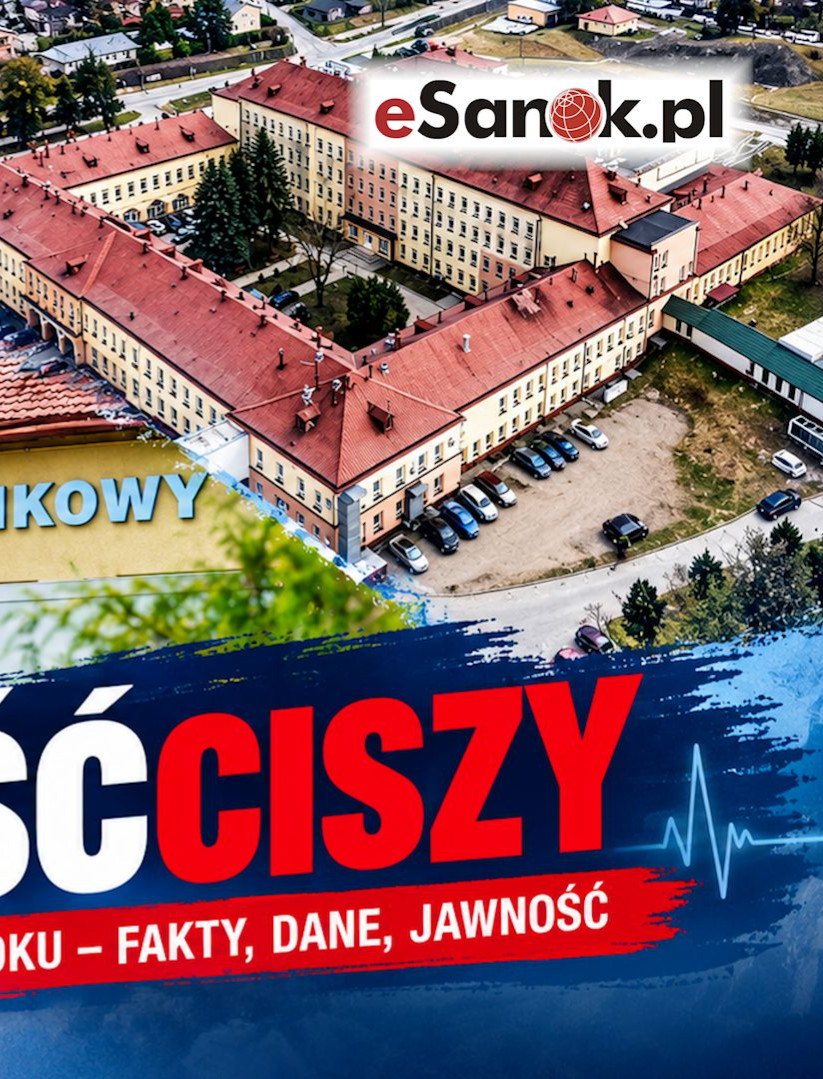 „DośćCiszy” – czas na fakty, liczby i konkrety. Zarząd Powiatu Sanockiego przedstawia sytuację szpitala