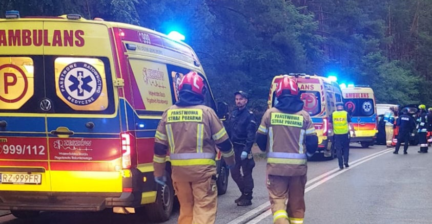 Tragiczny wypadek w Kurzynie Małej. Nie żyje kierowca