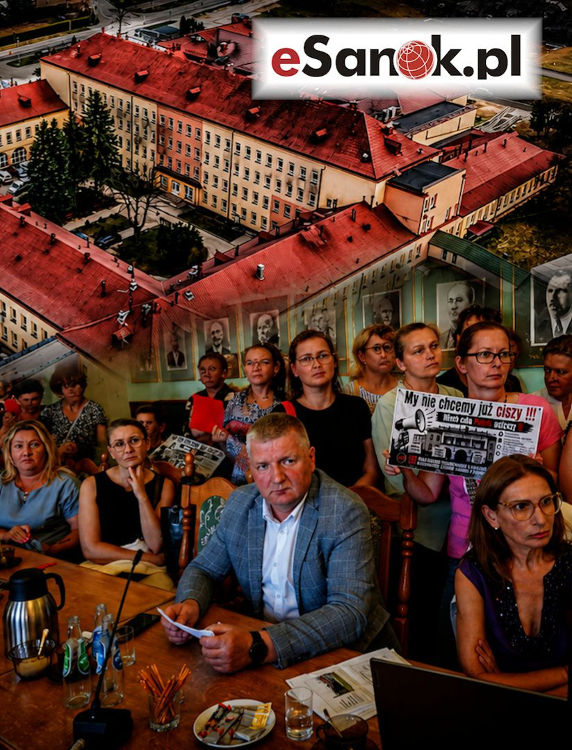 BURZA WOKÓŁ SZPITALA W SANOKU. Związkowcy żądają odwołania dyrekcji, padły mocne słowa! [VIDEO, ZDJĘCIA]