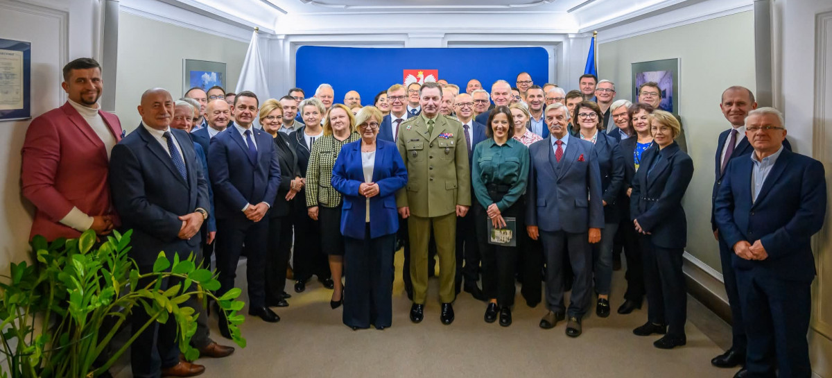 Przedstawiciele Powiatu Sanockiego na szkoleniu obronnym w Rzeszowie [ZDJĘCIA]