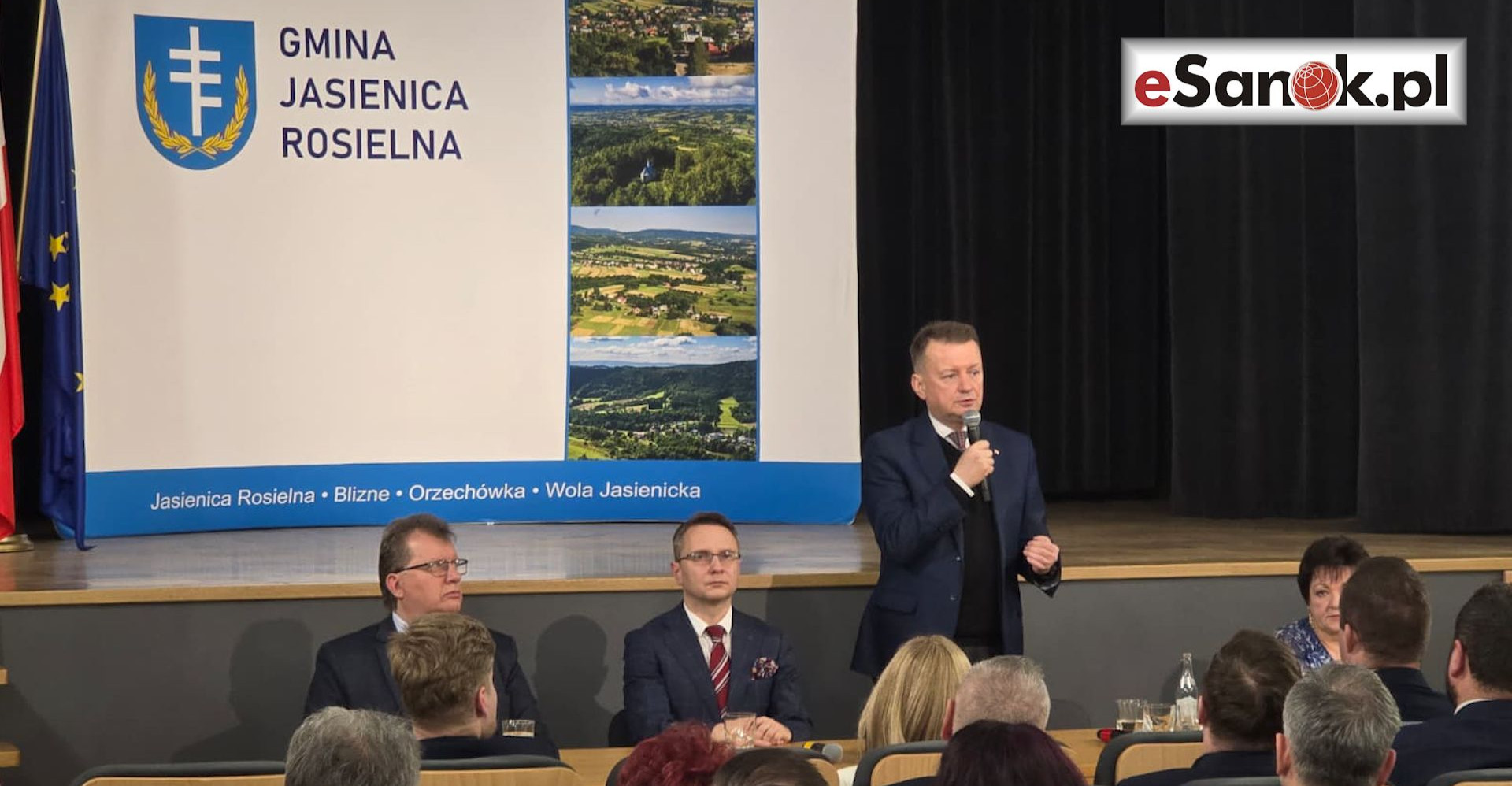 Spotkanie z Mariuszem Błaszczakiem w Jasienicy Rosielnej. Dyskusja o CPK, szprychach kolejowych i Polskim Ładzie