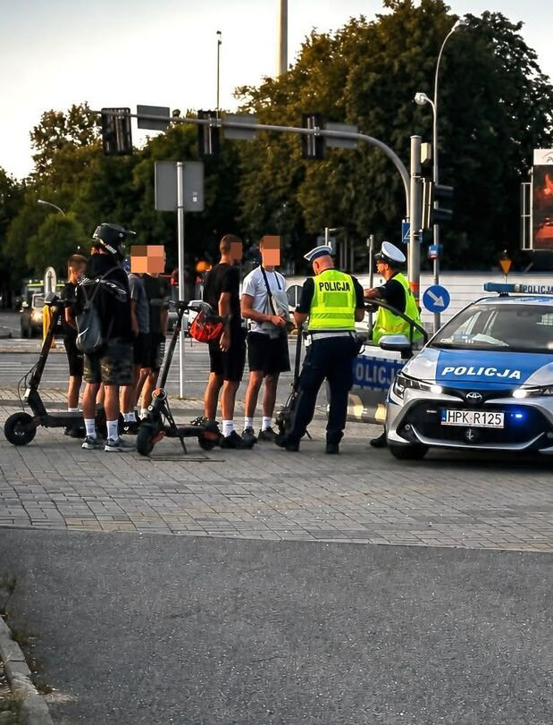 Hulajnogi na celowniku rzeszowskiej policji