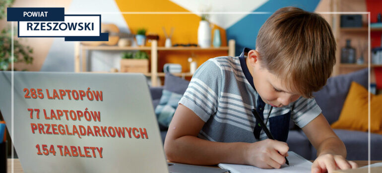 Ponad 500 nowych urządzeń dla szkół prowadzonych przez Powiat Rzeszowski