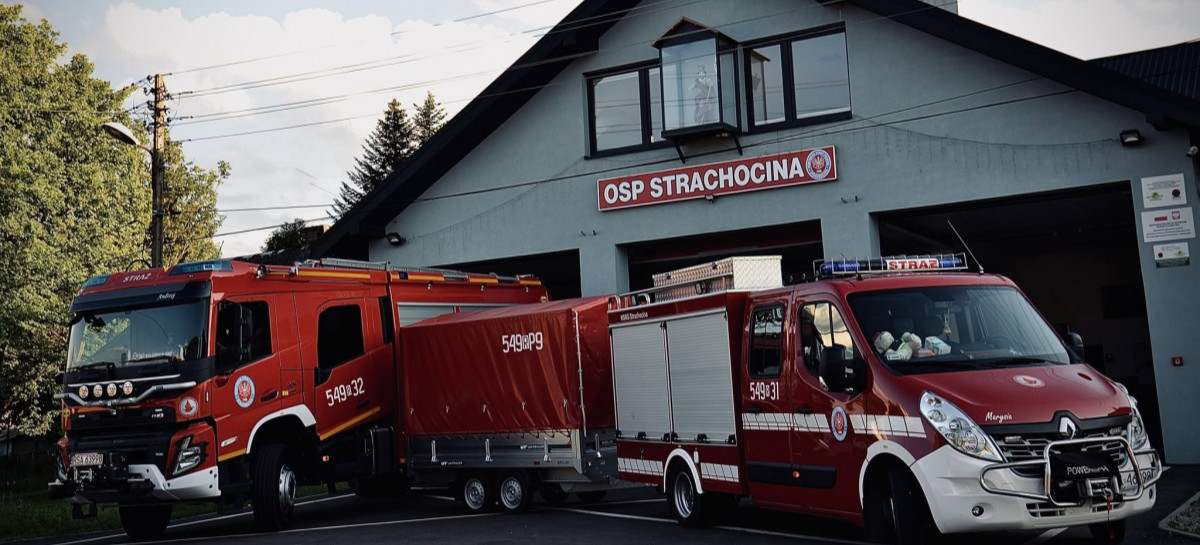 Nowy sprzęt dla strażaków-ochotników z OSP Strachocina [ZDJĘCIA]