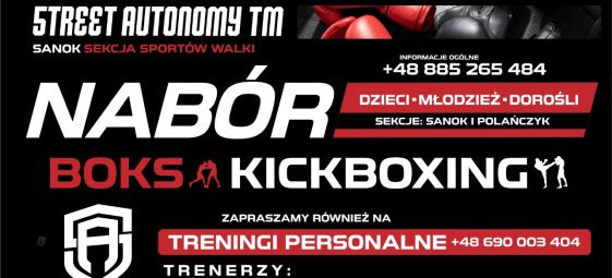 Rusza nabór do sekcji sportów walki Street Autonomy Sanok! [VIDEO]