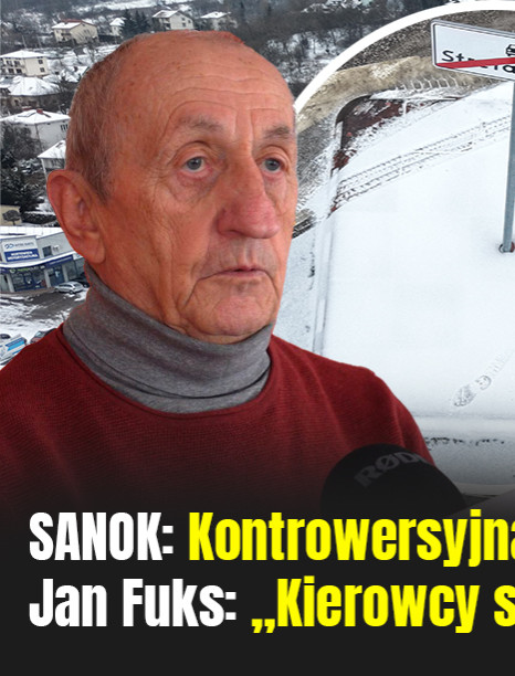 SANOK: Kontrowersyjna wysepka na Dąbrówce. Jan Fuks: „Kierowcy są zmuszani do łamania przepisów”