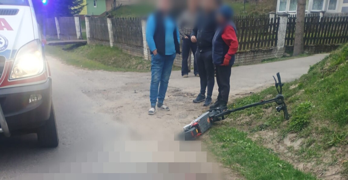 WESOŁA: Kierował hulajnogą elektryczną mając ponad 1,5 promila