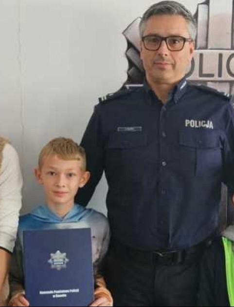 Wzorowa postawa 11-latka podczas wypadku w Rzepedzi