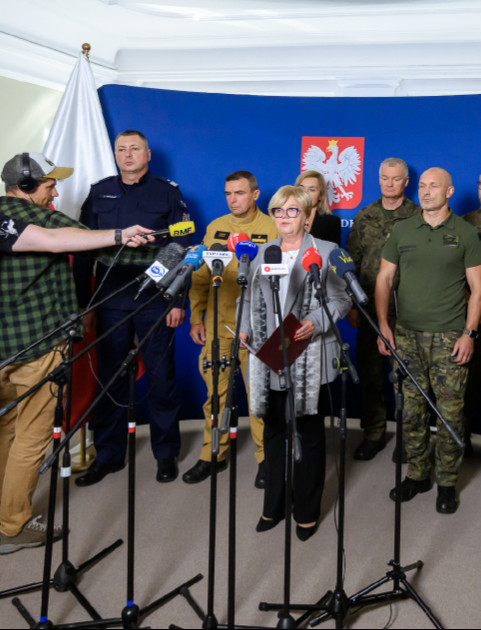 Naruszenie polskiej przestrzeni powietrznej. Służby w gotowości, sytuacja pod kontrolą