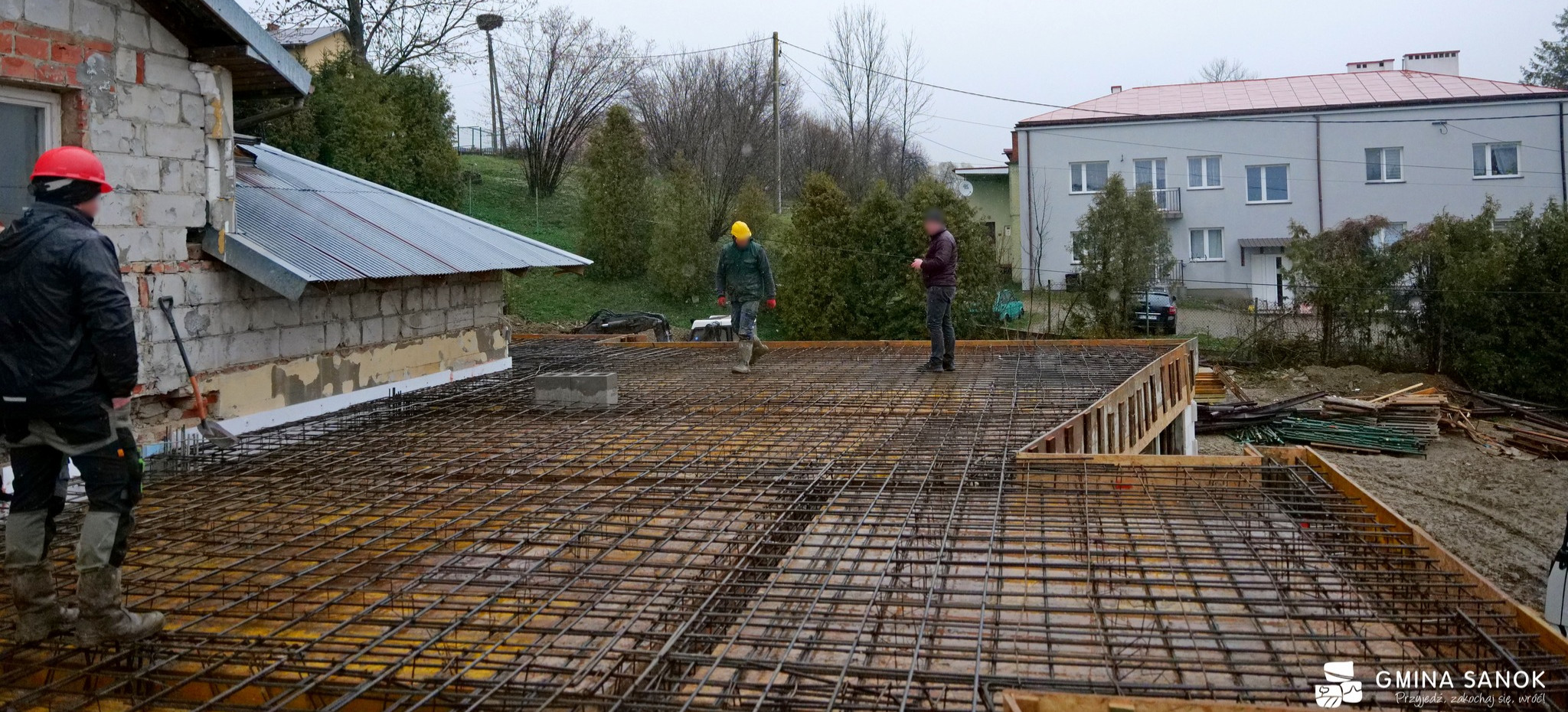 GMINA SANOK: Budowa żłobka w Czerteżu nabiera tempa! Zobacz postępy prac [ZDJĘCIA]