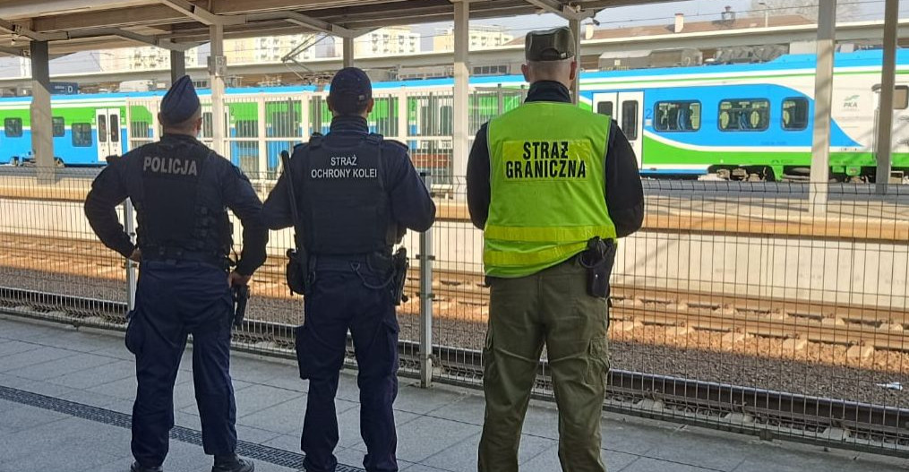 Ochrona przed sabotażem i kontrole na torach. Rzeszowska policja, SOK i Straż Graniczna w akcji