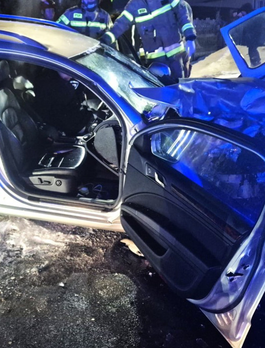 PODKARPACIE: Czołowe zderzenie w Kisielowie. Sześć osób trafiło do szpitala [ZDJĘCIA]