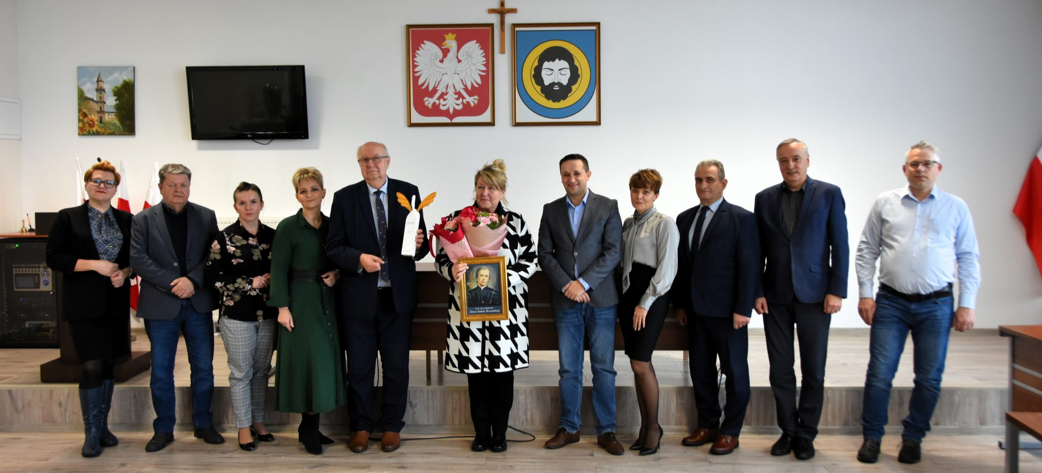 Burmistrz Brzozowa Szymon Stapiński gościł Małgorzatę Chmiel, laureatkę X edycji Konkursu “Ambasador Wschodu”