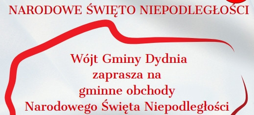 Gminne obchody Narodowego Święta Niepodległości w Dydni (PROGRAM)