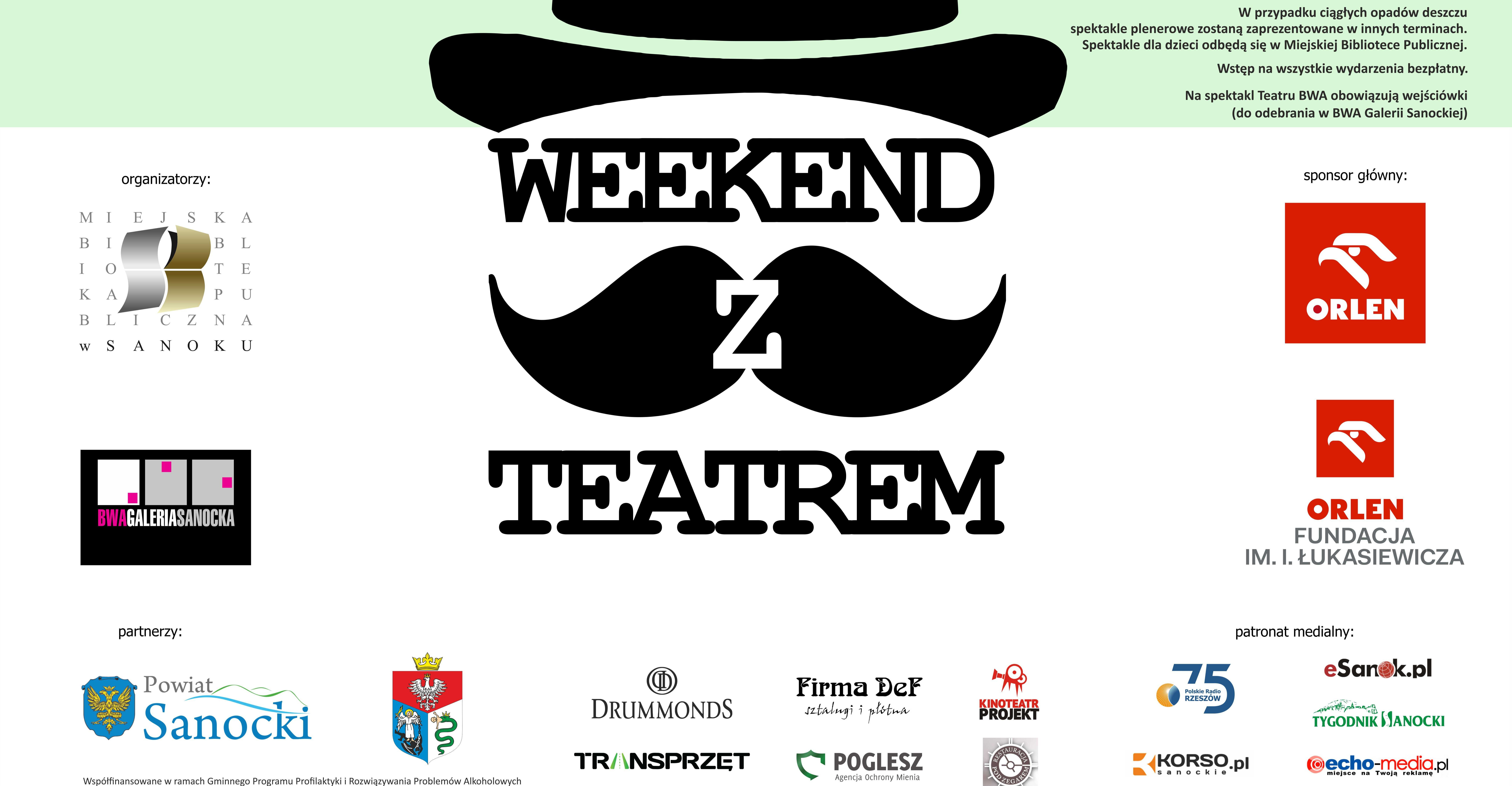 Artystyczne święto w Sanoku. Zbliża się Weekend z Teatrem