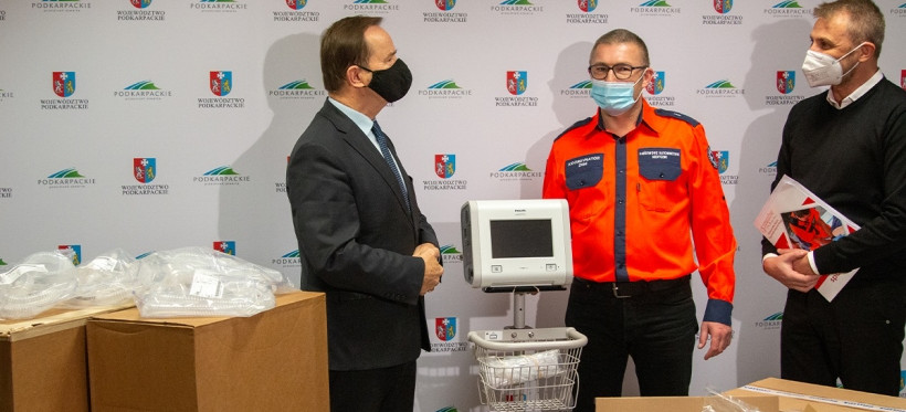 14 nowych respiratorów dla podkarpackich szpitali! (WIDEO, ZDJĘCIA)