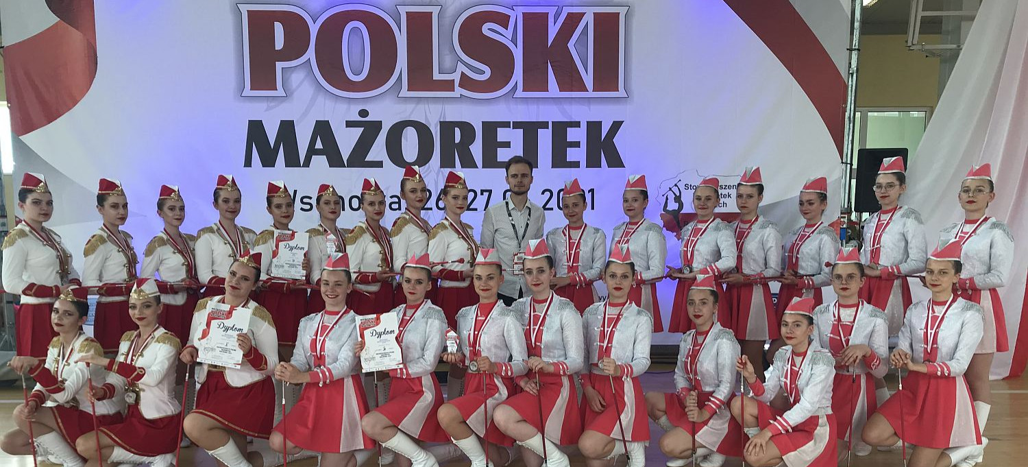 Worek medali mażoretek „Sunshine” Besko. Udane mistrzostwa Polski (VIDEO, ZDJĘCIA)