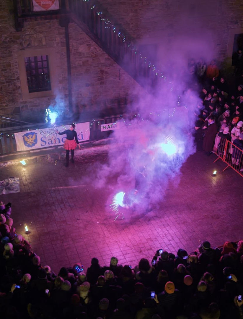 Ogniste Światełko do Nieba w Sanoku. Tak zakończył się finał WOŚP. ZOBACZ VIDEO!