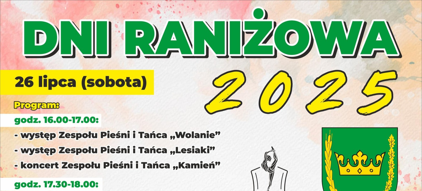 Raniżów świętuje – muzyka, folklor i sport podczas Dni Raniżowa 2025!