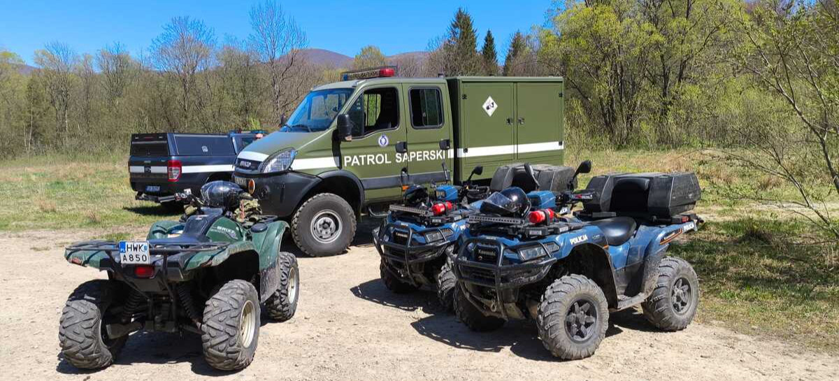 BIESZCZADY: Groźny granat moździerzowy zneutralizowany przez saperów