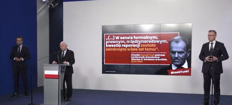 Prezes PiS: Wypowiedź Donalda Tuska godzi w elementarne interesy Polski(VIDEO)