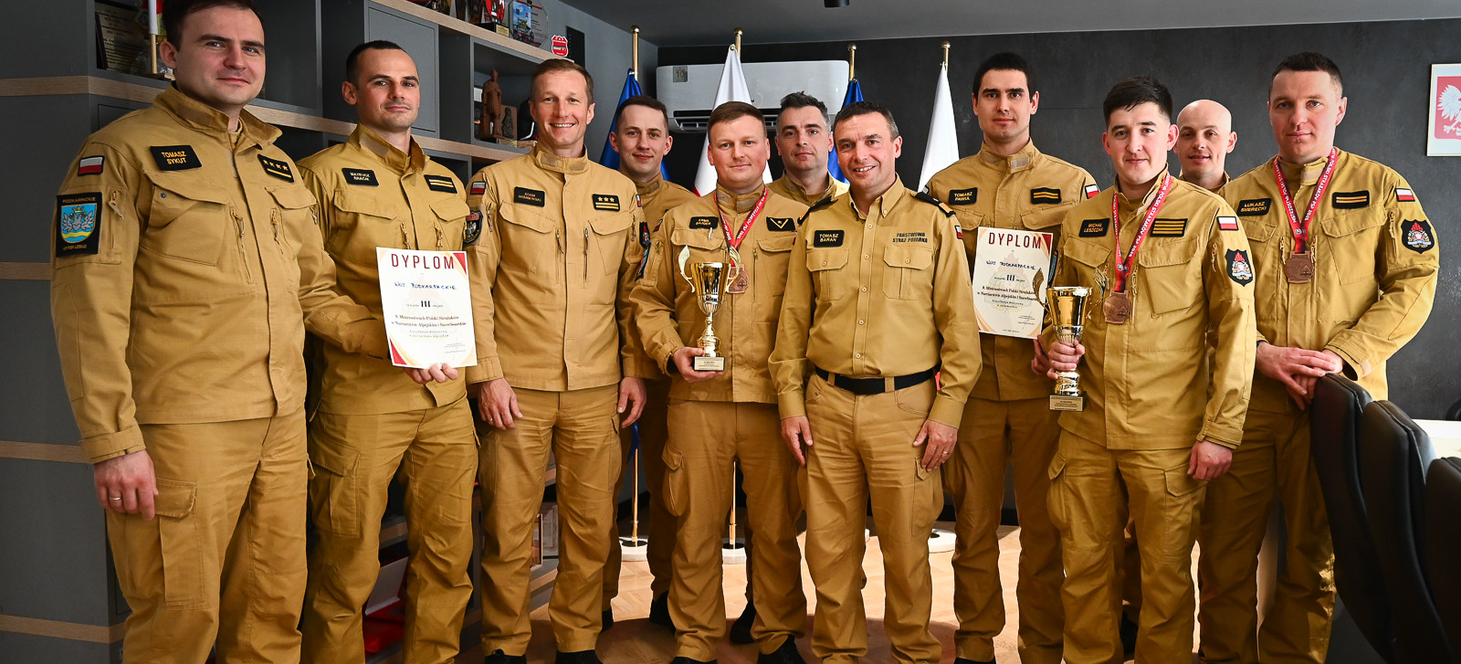Strażacy z Leska i Ustrzyk Dolnych na podium Mistrzostw Polski! [ZDJĘCIA]
