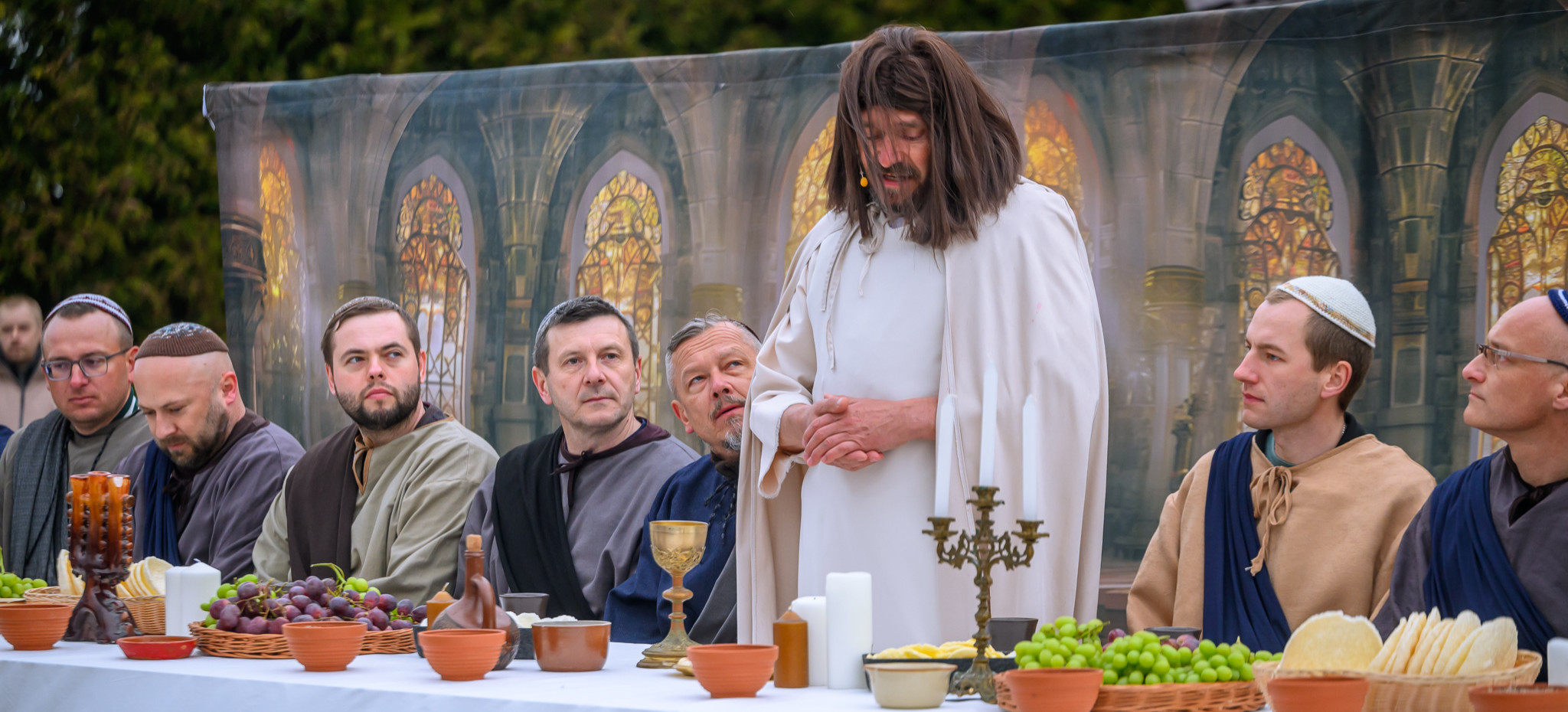 Misterium Męki Pańskiej w Wysokiej Głogowskiej. Wierni przygotowują się do Wielkanocy [ZDJĘCIA]