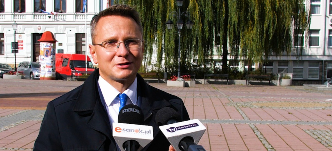 SANOK. Piotr Uruski podziękował wyborcom (VIDEO)