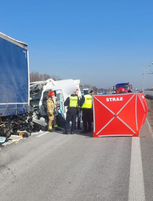 PODKARPACIE: Tragedia na drodze. Nie żyje kierowca busa (FOTO)