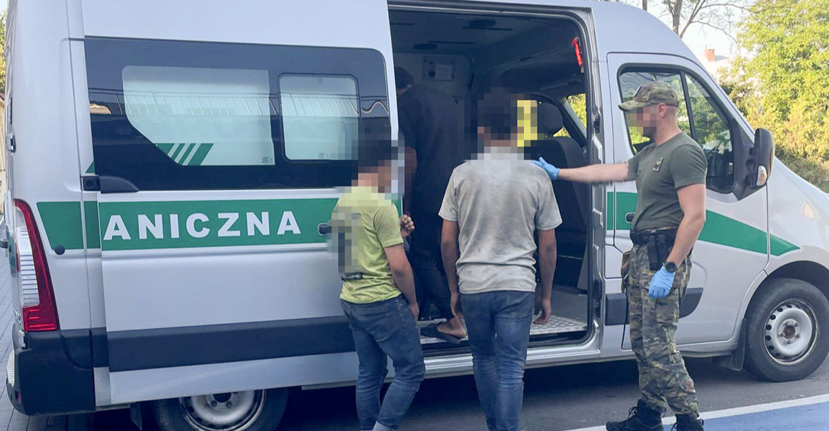 Straż Graniczna zatrzymała czterech Palestyńczyków ukrywających się w naczepie tira
