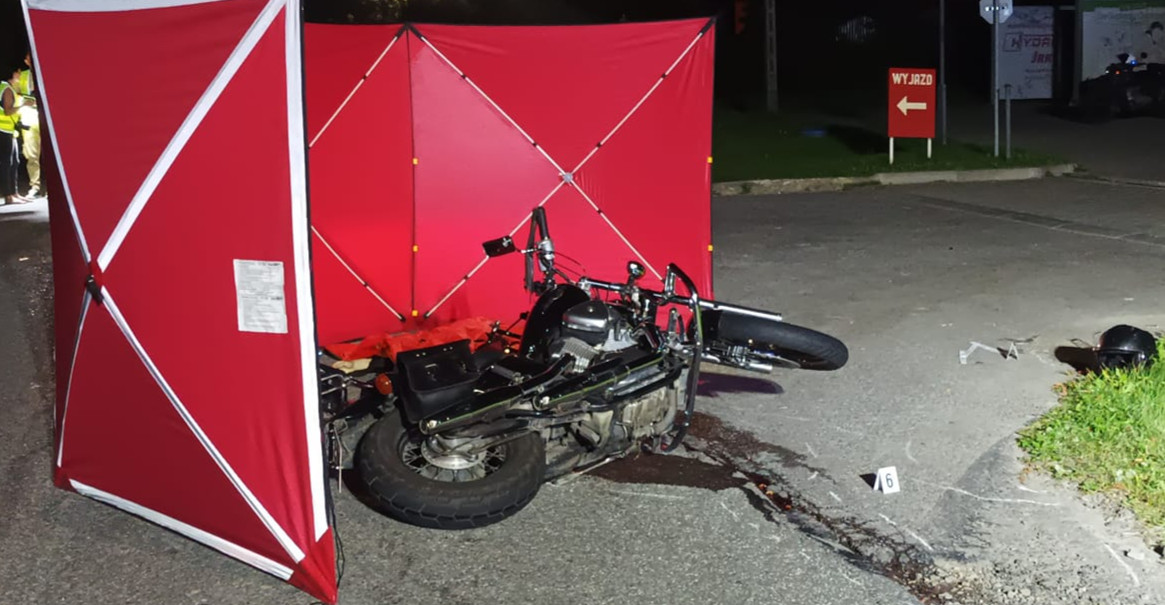 Tragedia w Czarnej Górnej. Nie zyje młody motocyklista (FOTO)