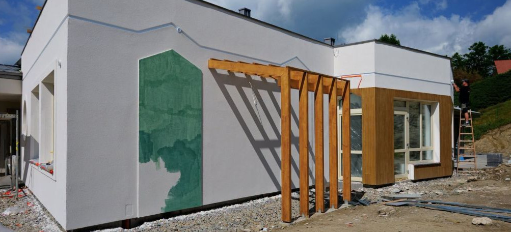 Budowa żłobka w Czerteżu nabiera tempa. Trwają prace wykończeniowe [ZDJĘCIA]