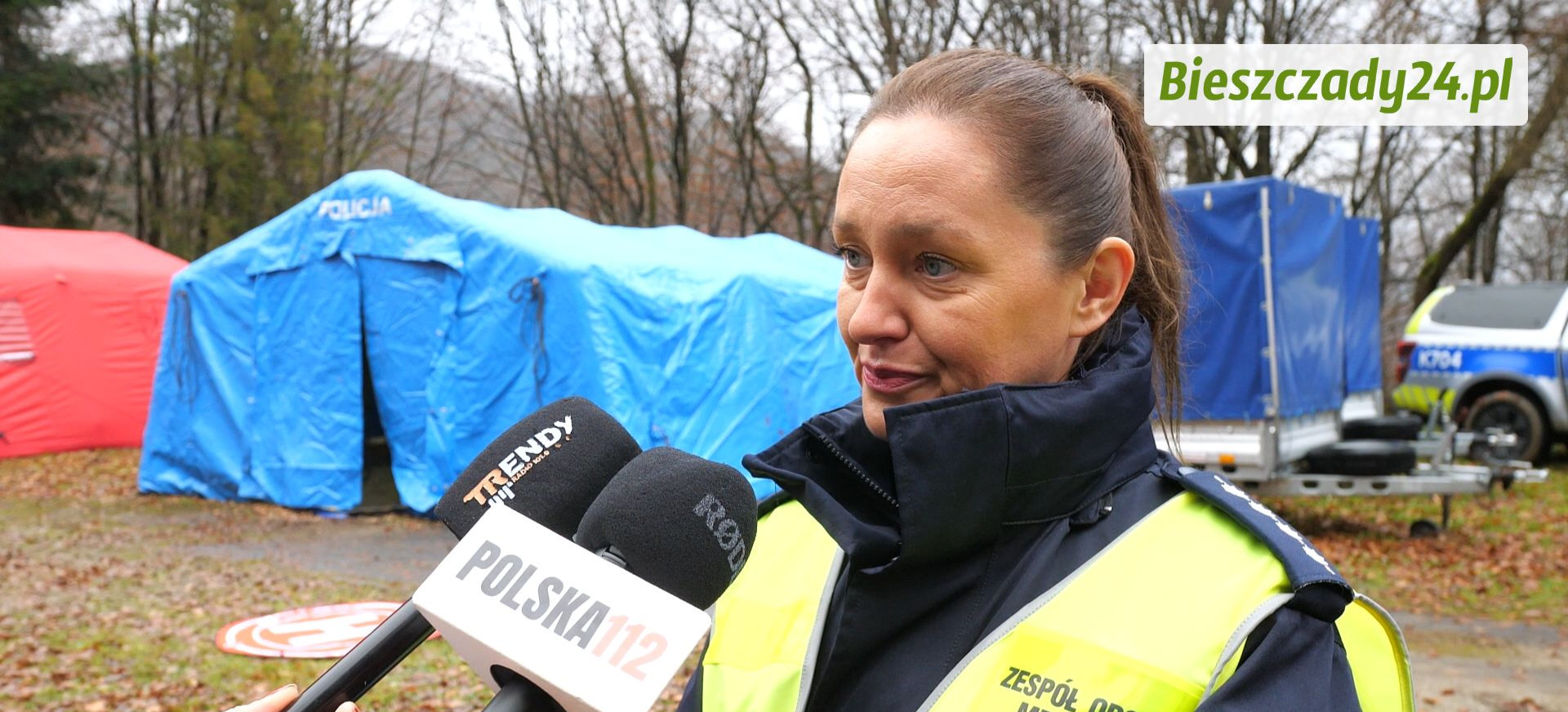 POLSKA112: Ponad 350 osób bierze udział w ćwiczeniach Służb „Bieszczady 2024” (VIDEO)