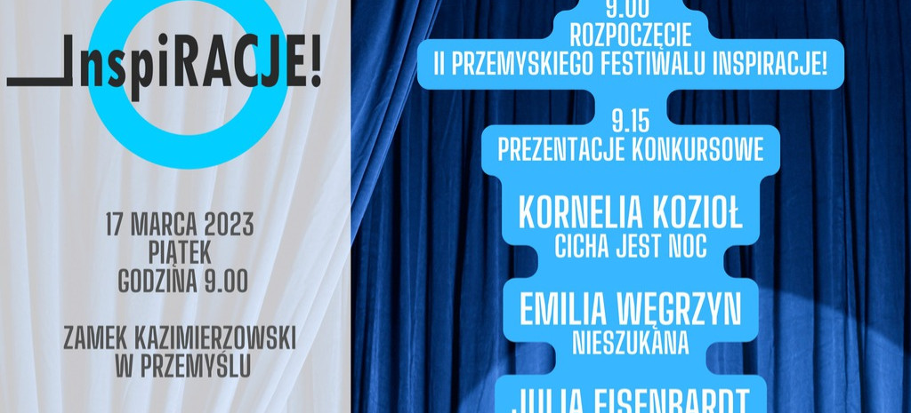 PRZEMYŚL: II Przemyski Festiwal Teatralny InspiRACJE