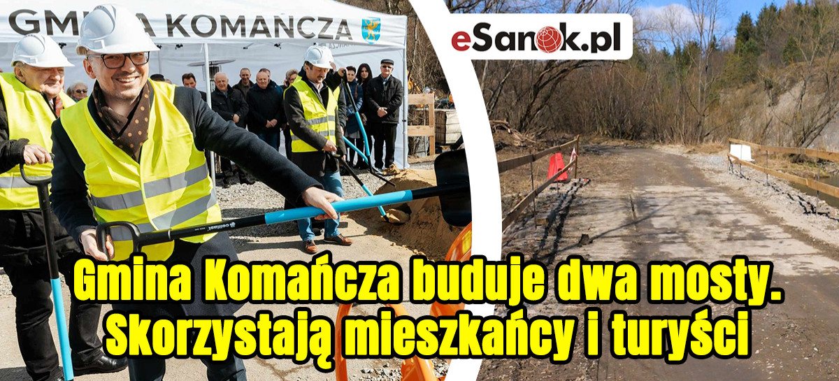 Gmina Komańcza buduje dwa mosty. Skorzystają mieszkańcy i turyści (VIDEO, ZDJĘCIA)