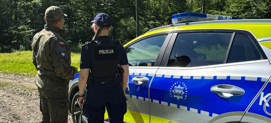 Policjanci patrolowali wspólnie ze Strażą Łowiecką