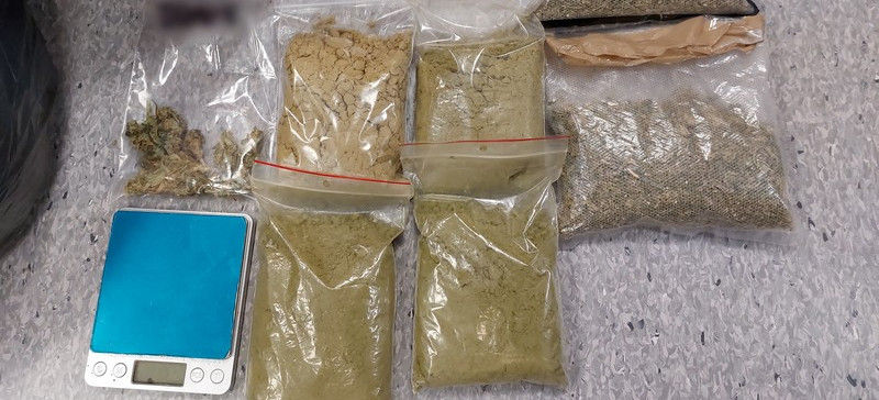 Aresztowany za posiadanie blisko 3,5 kg narkotyków (FOTO)