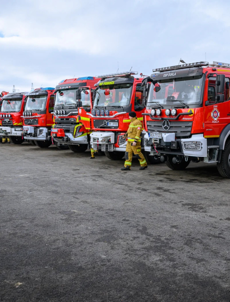 Rekordowe inwestycje i blisko 29 tysięcy interwencji. Podkarpaccy strażacy podsumowali 2025 rok