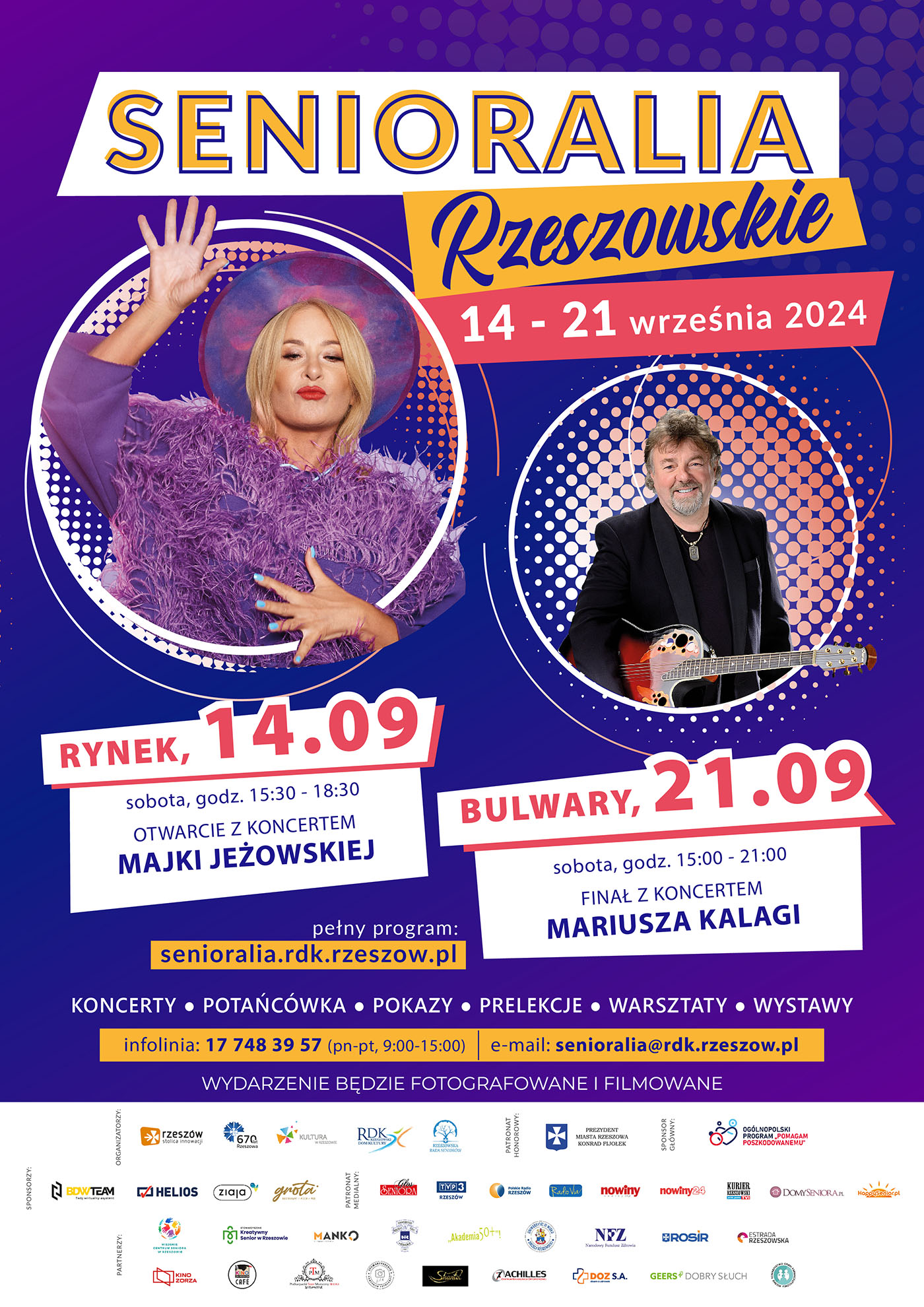 Plakat - Senioralia Rzeszowskie 2024