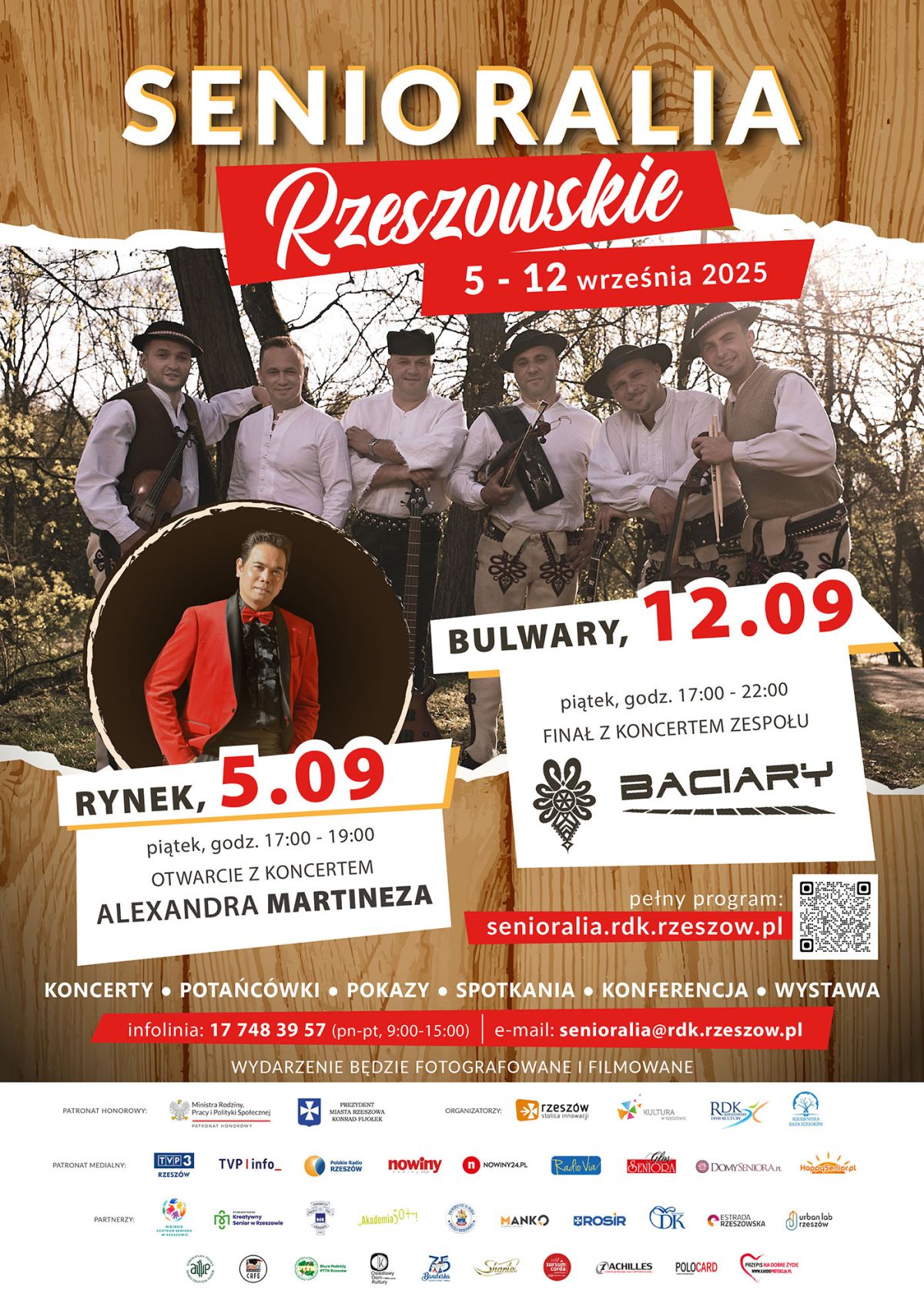 Plakat - Senioralia Rzeszowskie 2025